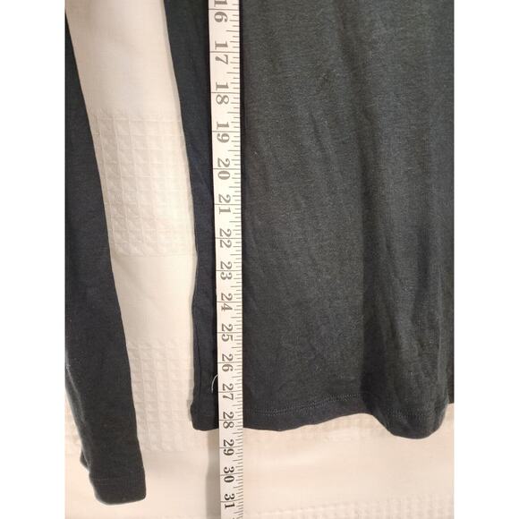 MSCH Tshirt Tee Womens Med Blk Basic Long Sleeve Crew Neck 100% Lyocell - Picture 7 of 8